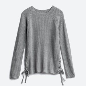 Staccato Side Tie Pullover Sweater